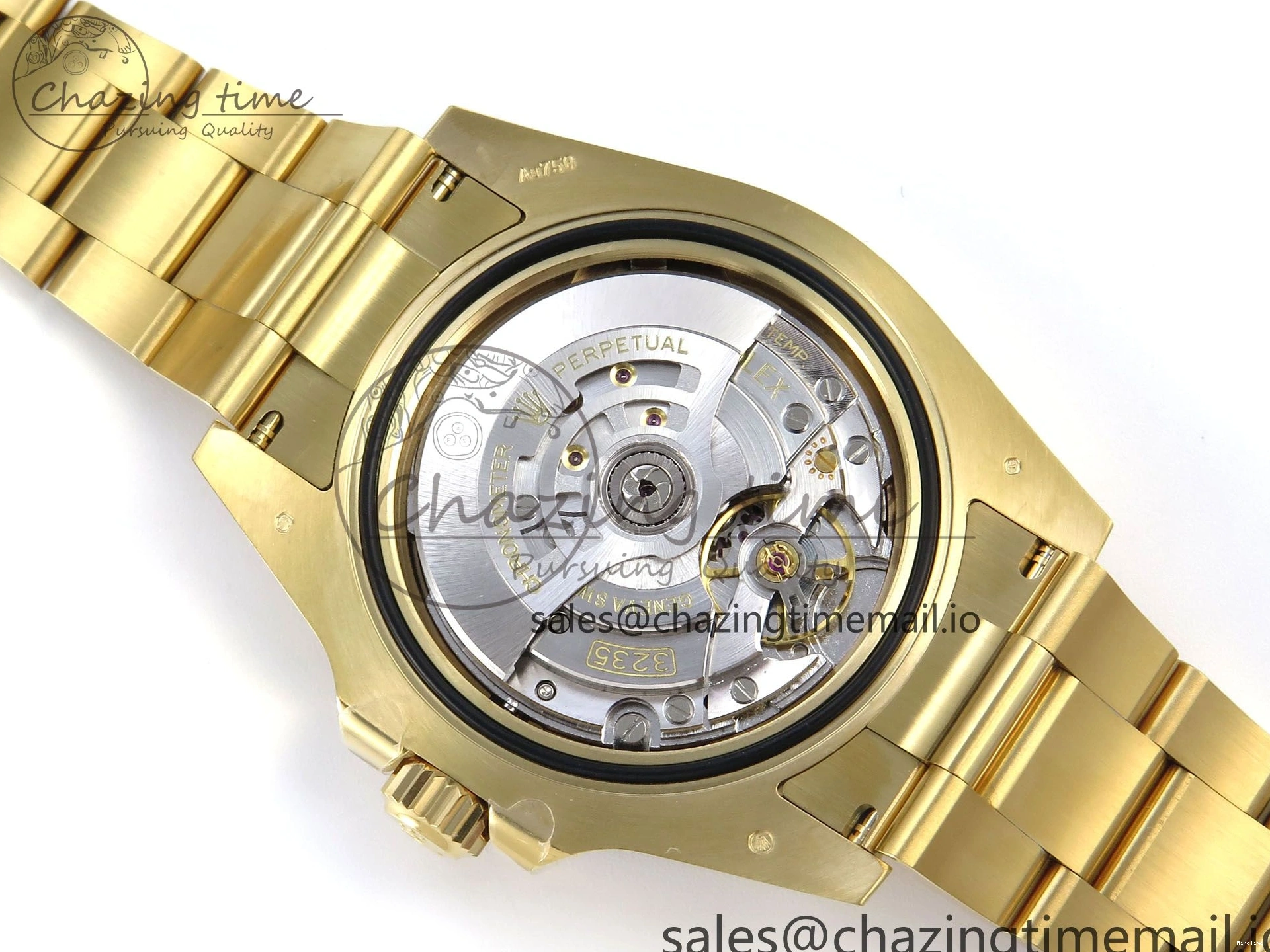 MiroTime 0317 Submariner 41mm 126618 LN THBF 904L Black Ceramic 1:1 Best Edition on YG Bracelet SH UrbanChic 334